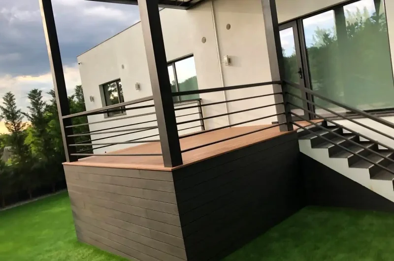 Терраса из декинга, Думбрава, Кишинев.