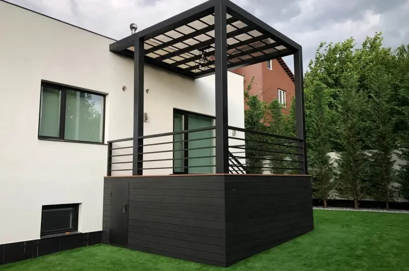 Терраса из декинга, Думбрава, Кишинев.