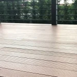 Terasă cu decking din lemn plastifiat WPC, Dumbrava, Chișinău