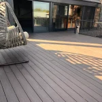 Luxvilla.md terasă cu decking WPC, Cojușna, Strășeni