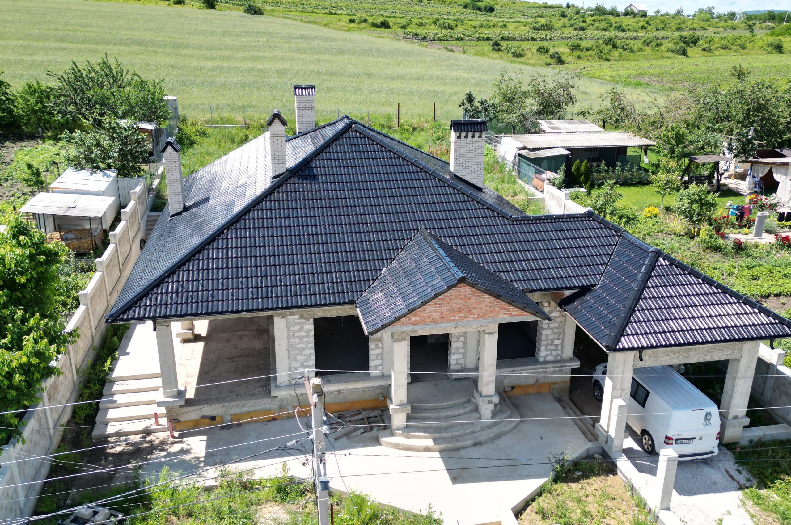 Țiglă ceramică, Creaton, Rapido Negru Luci, Ruseștii Noi, Ialoveni