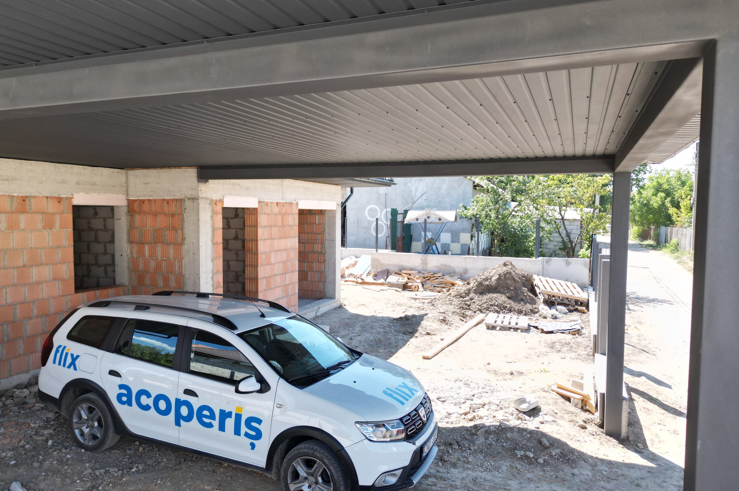 Acoperiș din țiglă metalică Arctica, s. Bîc, Chișinău