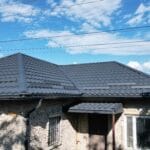 Acoperiș flix în comuna Hulboaca, Grătiești