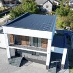 Acoperiș plat din tablă cutată H35, Coreea V-matt, Gornoe Strășeni