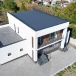 Acoperiș plat din tablă cutată H35, Coreea V-matt, Gornoe Strășeni