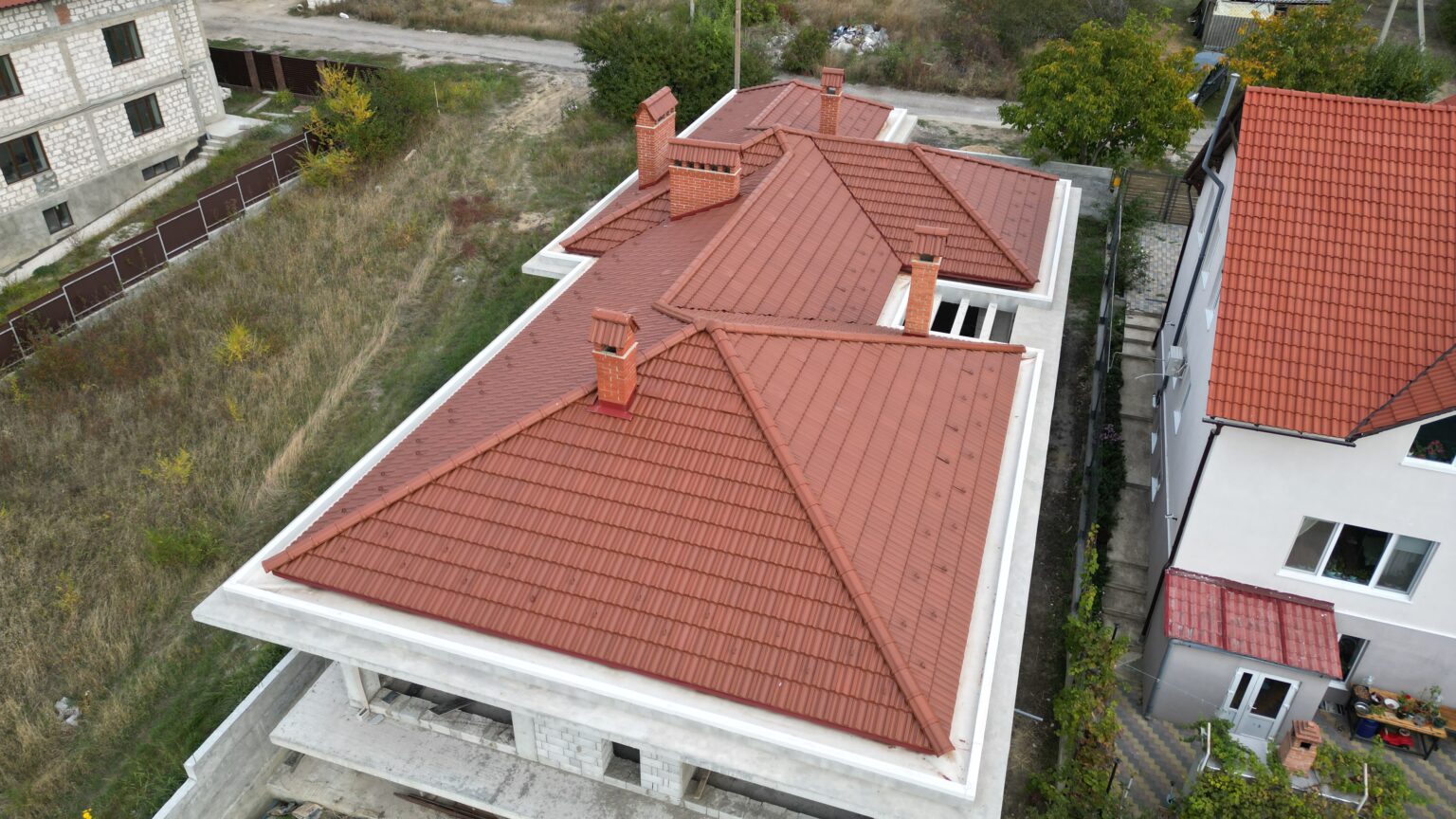 Acoperiș din țiglă ceramică SwissporTon, Rapido, Roșu Cupru