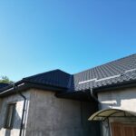 Acoperiș din țiglă metalică, model Arctica, RAL – 7016