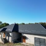 Acoperiș din țiglă metalică, model Arctica, RAL – 7016