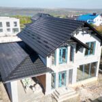 Acoperiș din țiglă ceramică SwissporTon, Rapido, Negru Luci