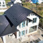 Acoperiș din țiglă ceramică SwissporTon, Rapido, Negru Luci