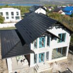 Acoperiș din țiglă ceramică SwissporTon, Rapido, Negru Luci