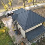 Acoperiș din țiglă metalică Arctica, RAL 9005 – Negru