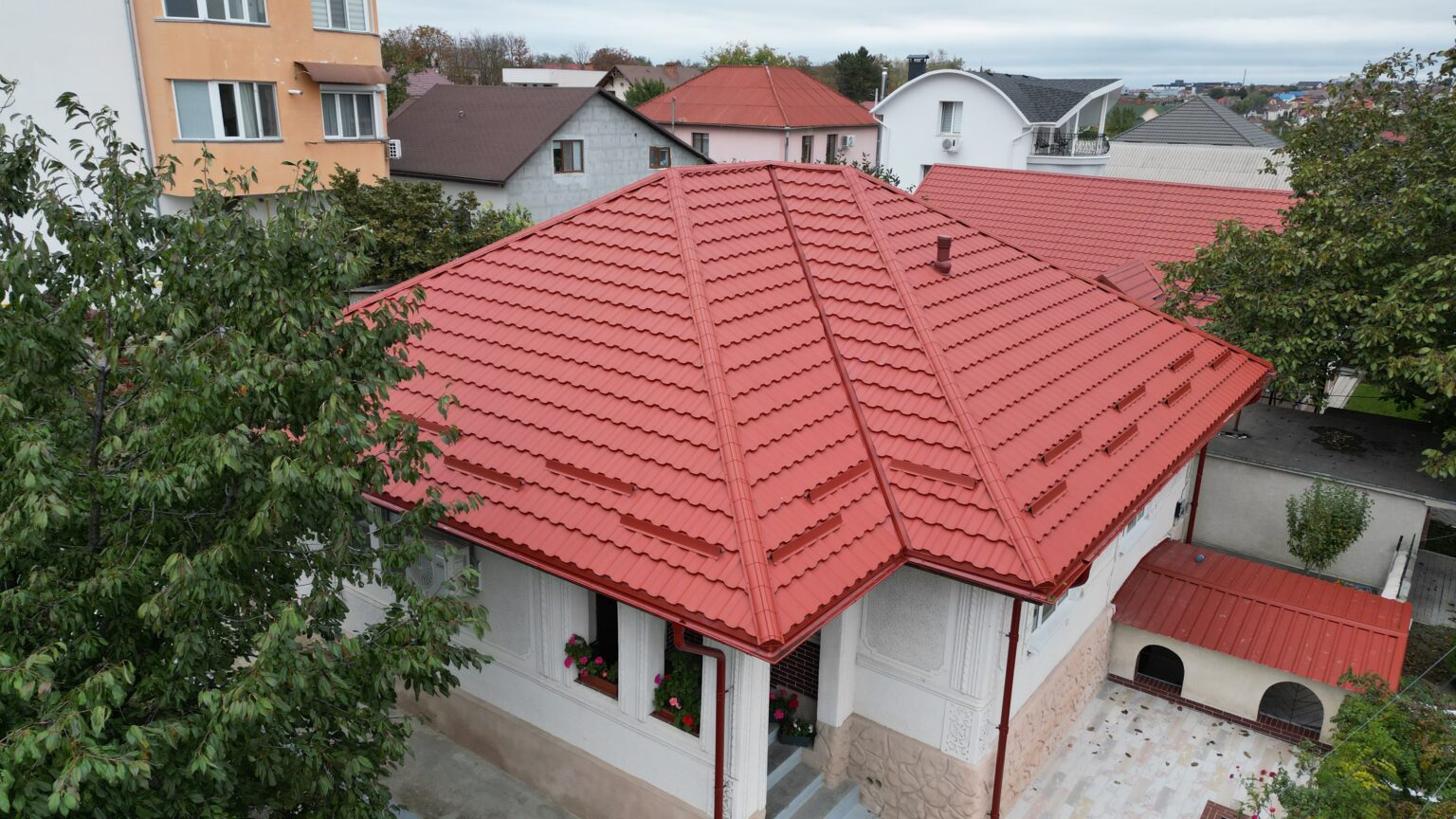 Țiglă metalică, SSAB Suedia, forma Arctica, Stăuceni, Chișinău