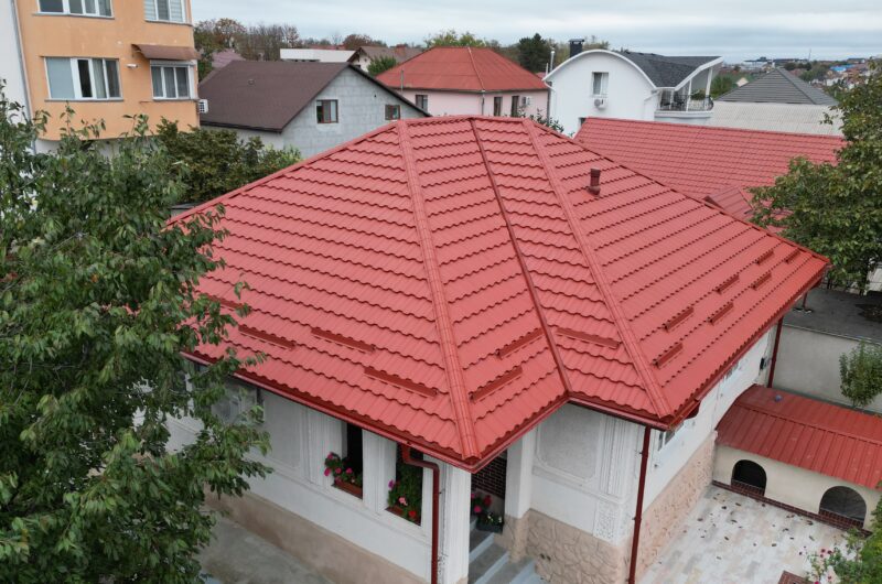 Țiglă metalică, SSAB Suedia, forma Arctica, Stăuceni, Chișinău