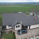 Țiglă metalică, Arctica – RAL 8019, Sîngera, Chișinău