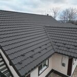 Țiglă metalică, Arctica – RAL 8019, Sîngera, Chișinău